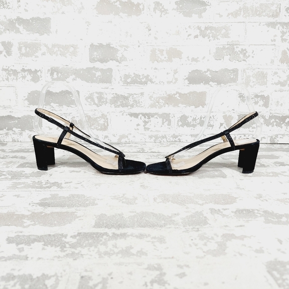 New Pelle Moda Francis 2 Black Strappy Sandals M581 - Picture 7 of 13